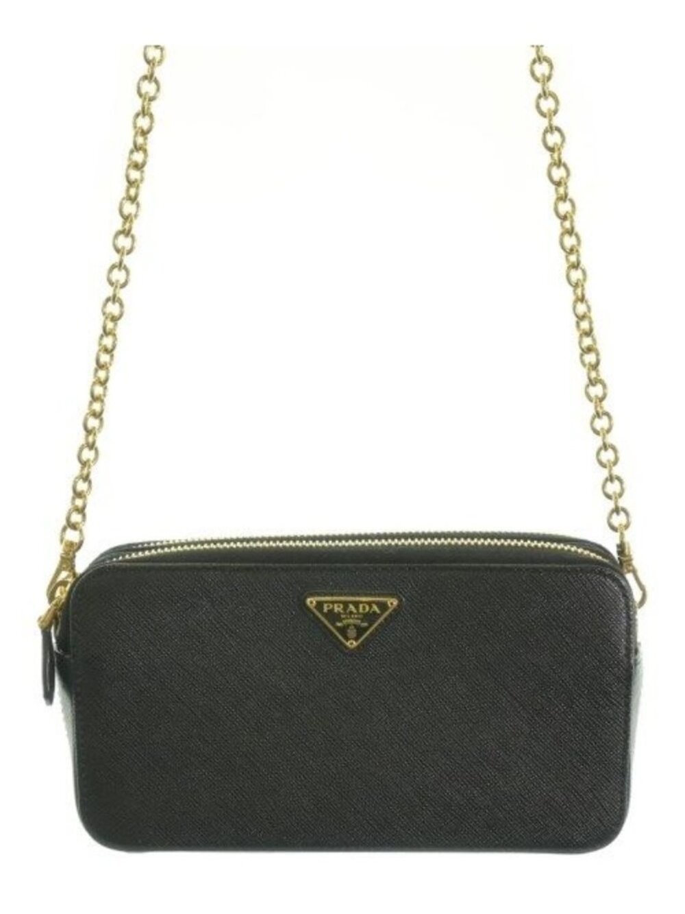 Prada Saffiano Chain Wallet Shoulder Bag